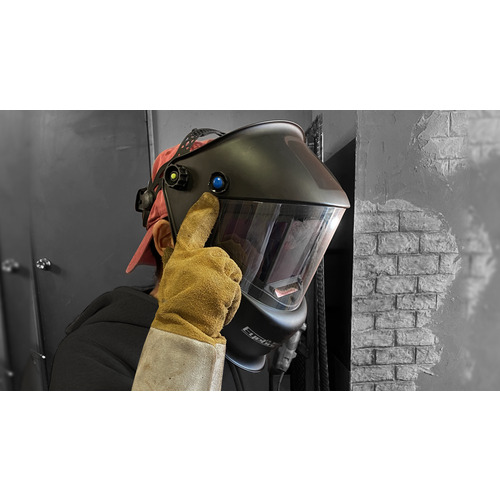 SUZUKID 自動遮光溶接面 アイボーグ180°デジタル LED EB-300PWDLS [657