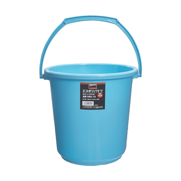 TRUSCO エコポリバケツ本体 15L RBK-15 [176-0106] - 溶接用品プロ