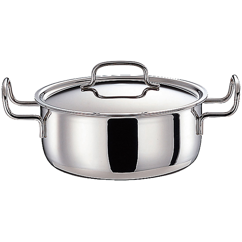 宮崎製作所 ジオ パスタポット GEO-21P 21cm - 調理器具のSHOKUBI