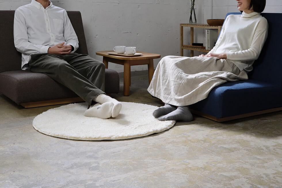 SIEVE】 フォーム ローソファ 1人掛け ブルー(ブルー): SIEVE｜SIEVE