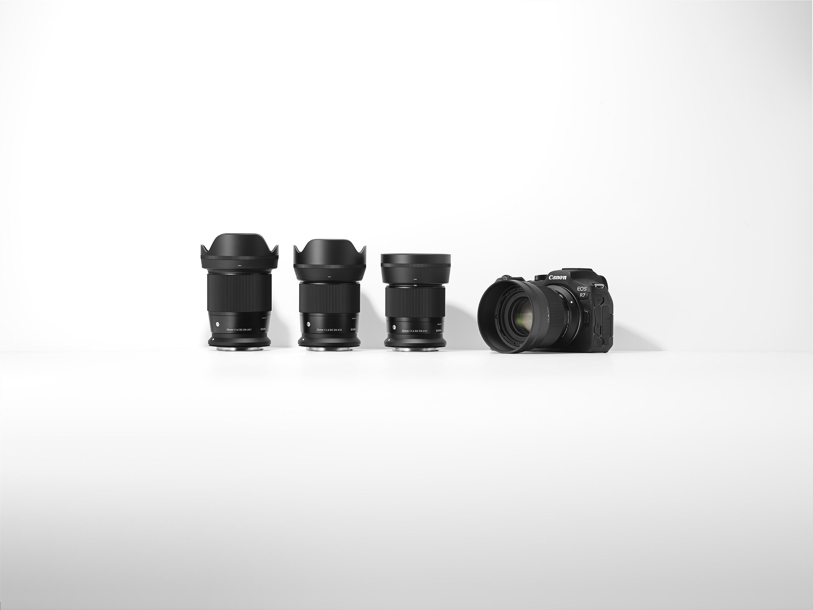 キヤノンRFマウント用F1.4単焦点レンズ4本の発売時期決定のお知らせ