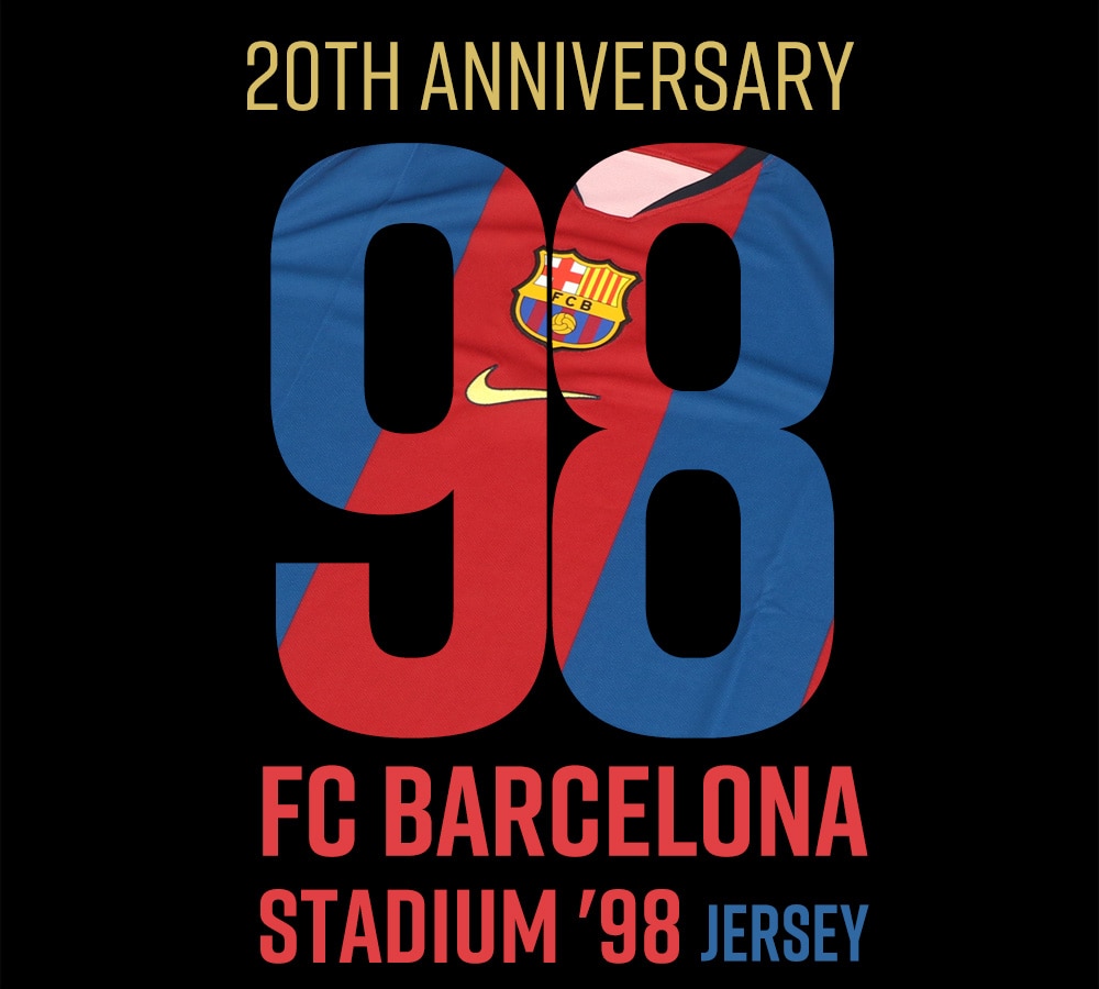 バルセロナ×ナイキ 20周年記念限定ユニフォーム｜NIKE(ナイキ