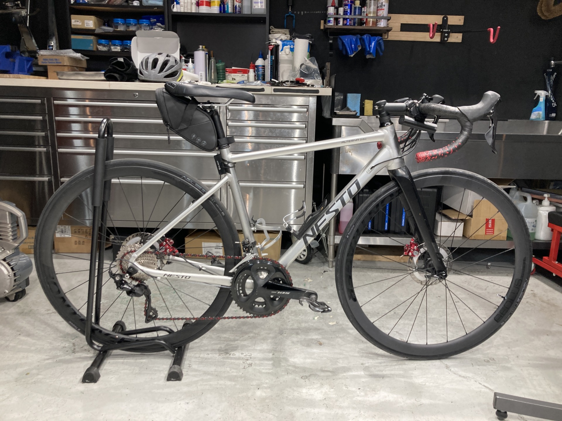 カスタム】NESTO ALTERNA Disc × ブレーキキャリパー + チェーン +