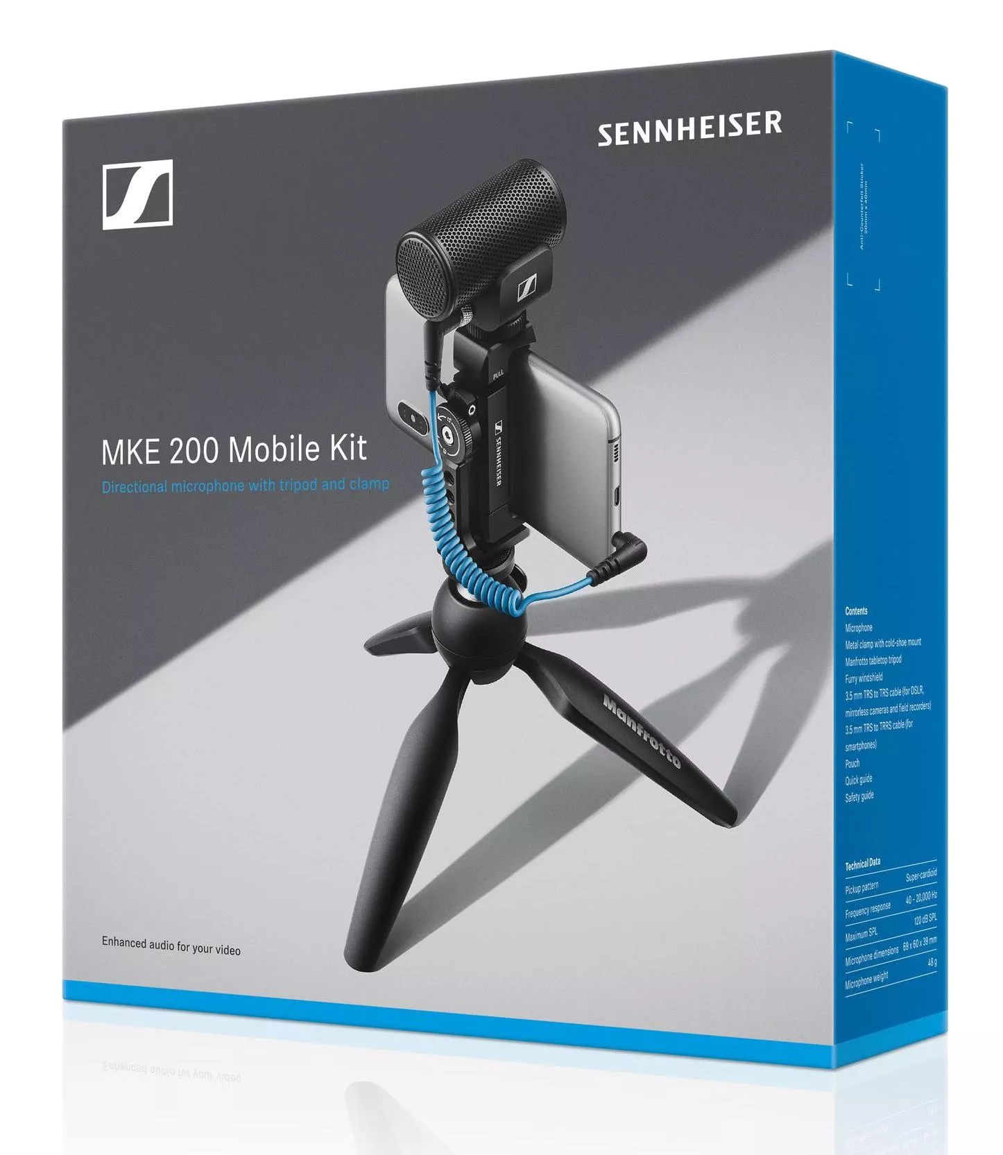 Sennheiser MKE 200 Mobile Kit Micro usb & smartphone