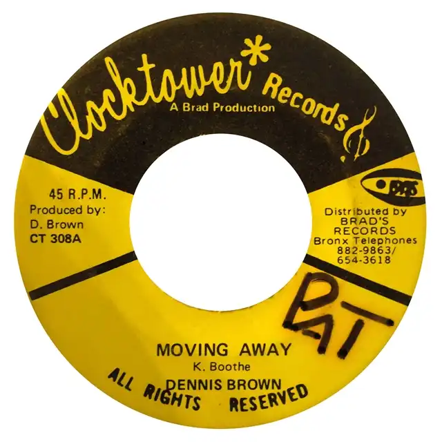 DENNIS BROWN ‎/ MOVING AWAY [7inch - ]：REGGAE：アナログレコード