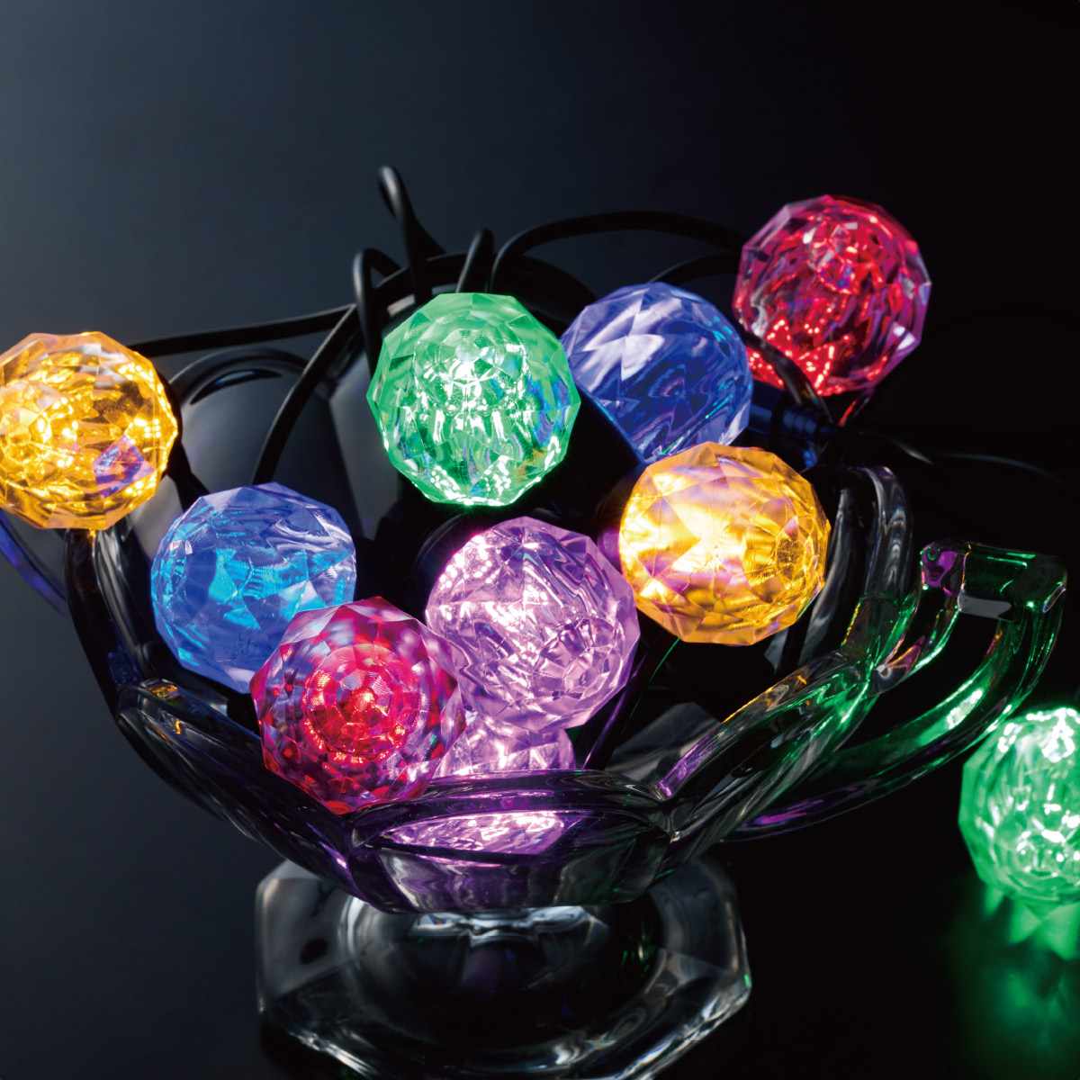 LED 10球 ジュエリーガーランドライト