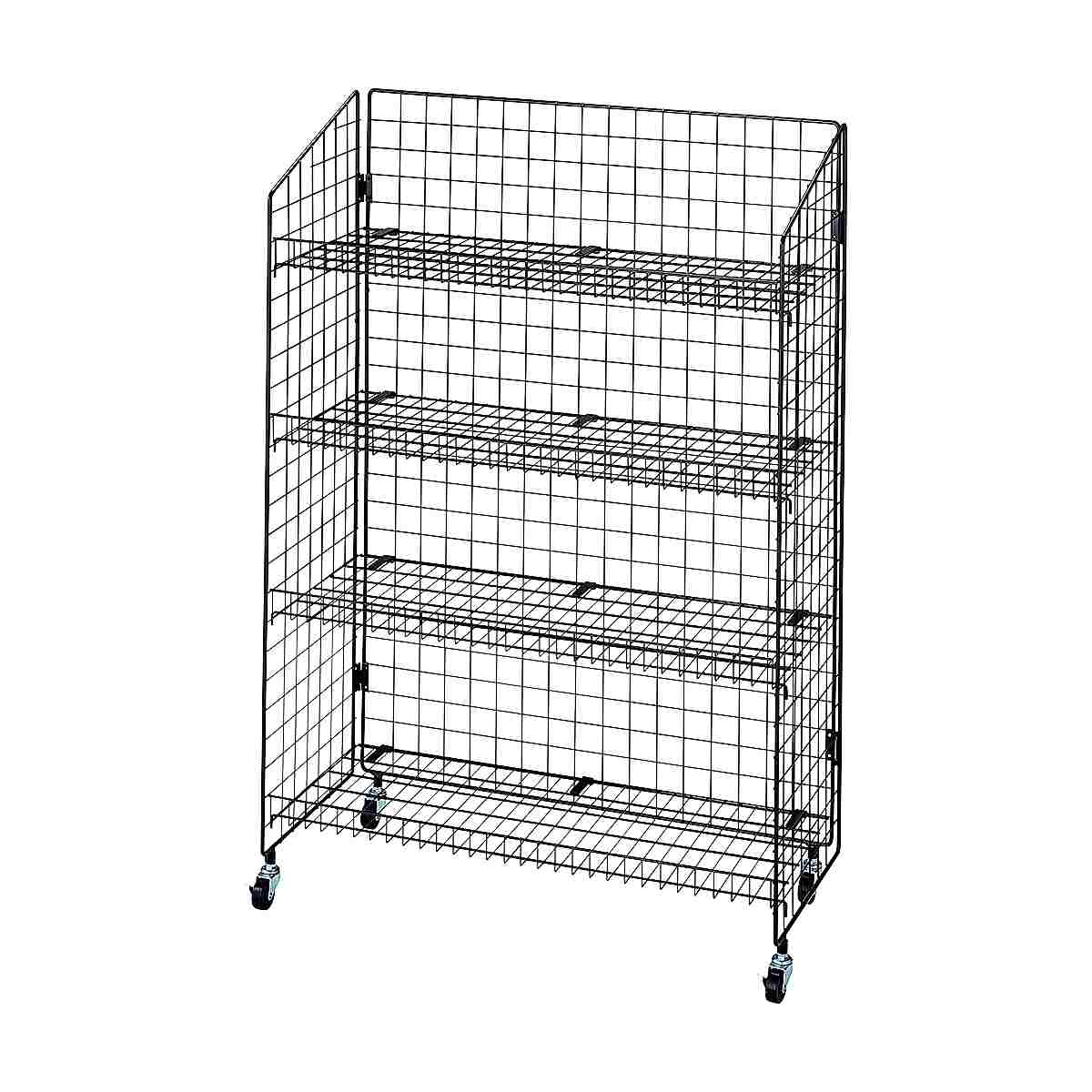 ネットラック ネット棚展開 幅92cm〔ストエキオリジナル〕 高さ135cm棚