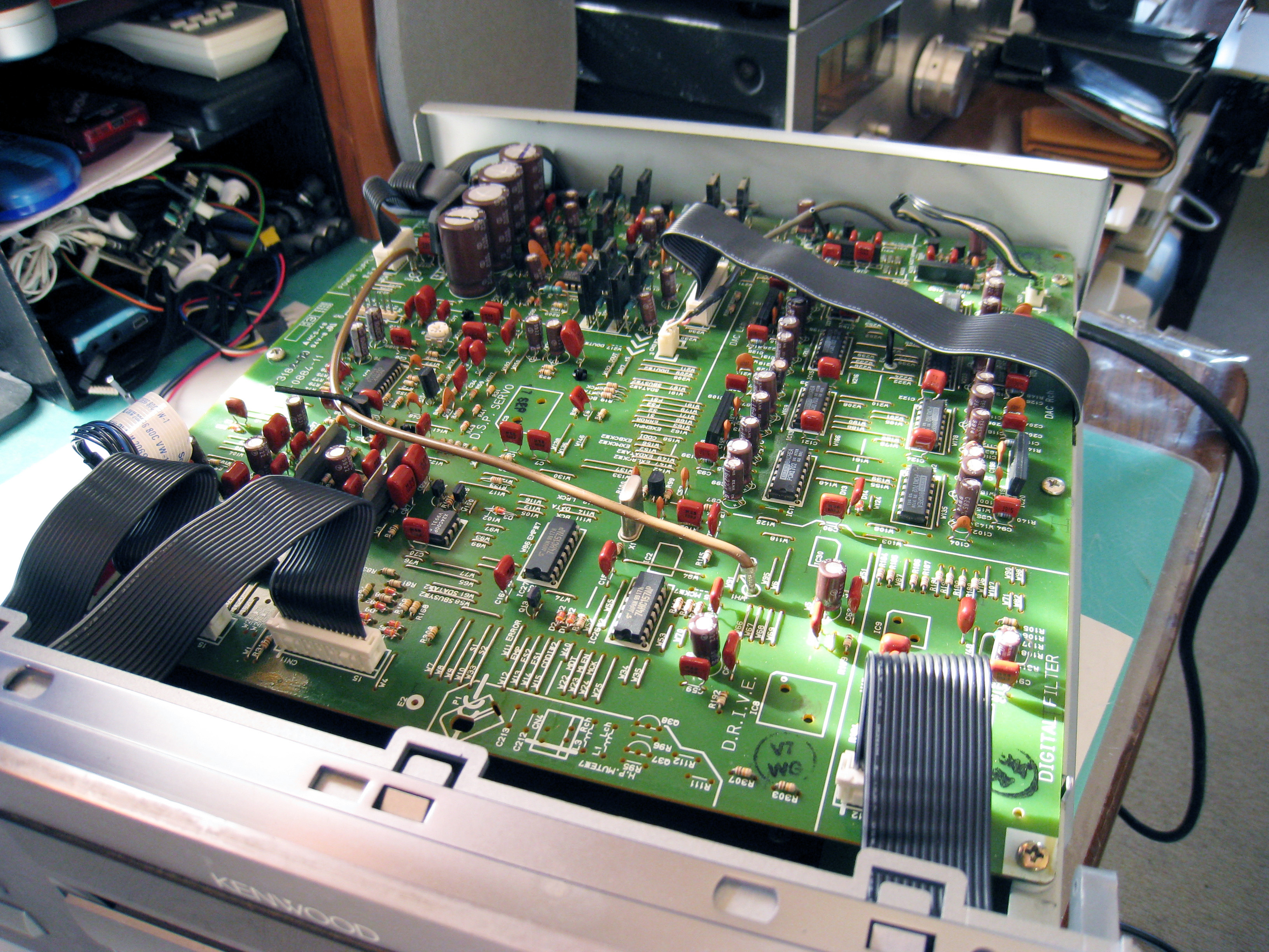 KENWOOD CDプレーヤー DPF-7002の修理