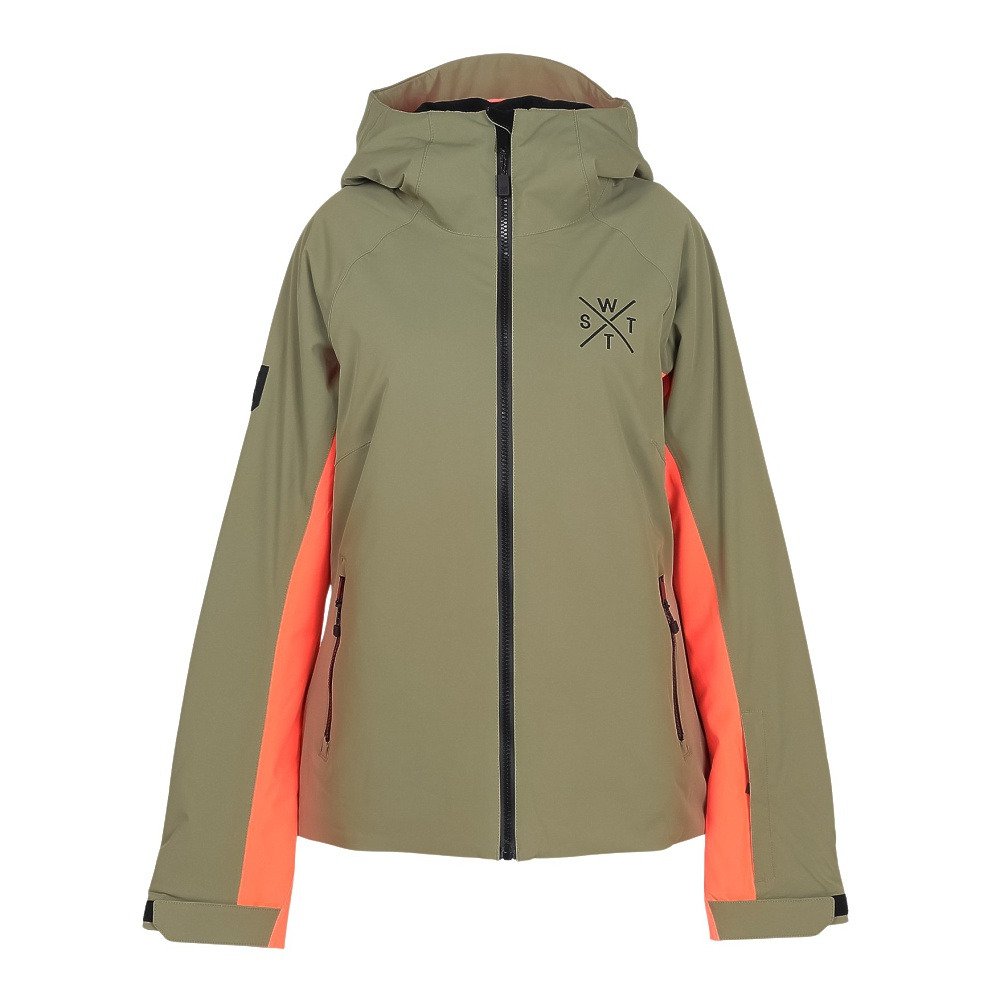 ワッツ（WATTS）（レディース）スキーウェア ジャケット 1X-ICES OLIVE