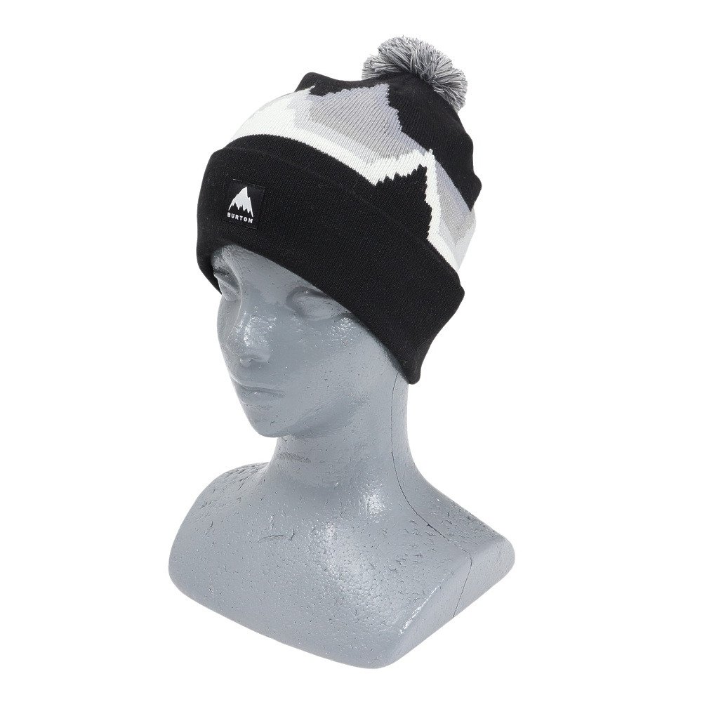 バートン（BURTON）（キッズ）ジュニア ニット帽 ポンポン リサイクル