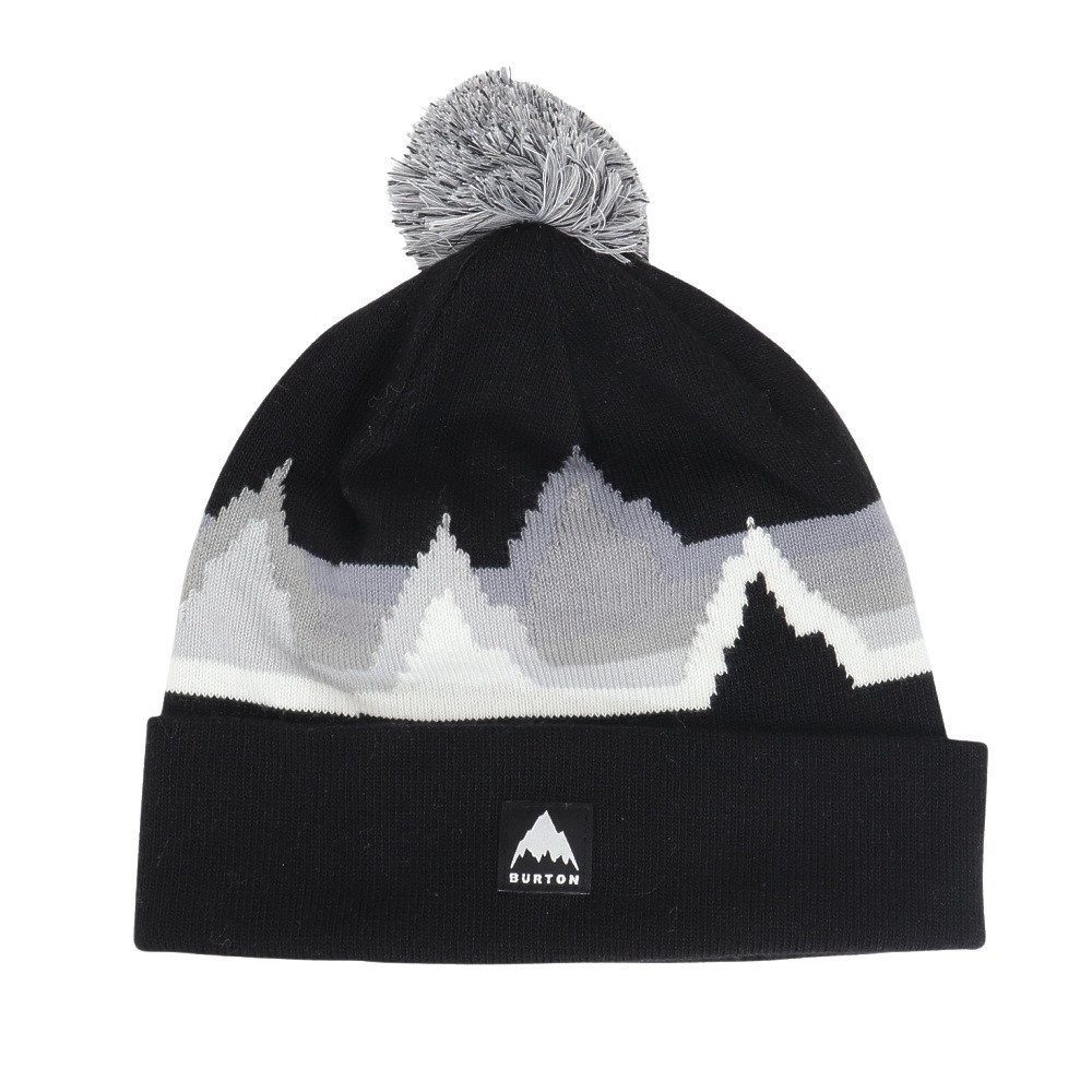 バートン（BURTON）（キッズ）ジュニア ニット帽 ポンポン リサイクル