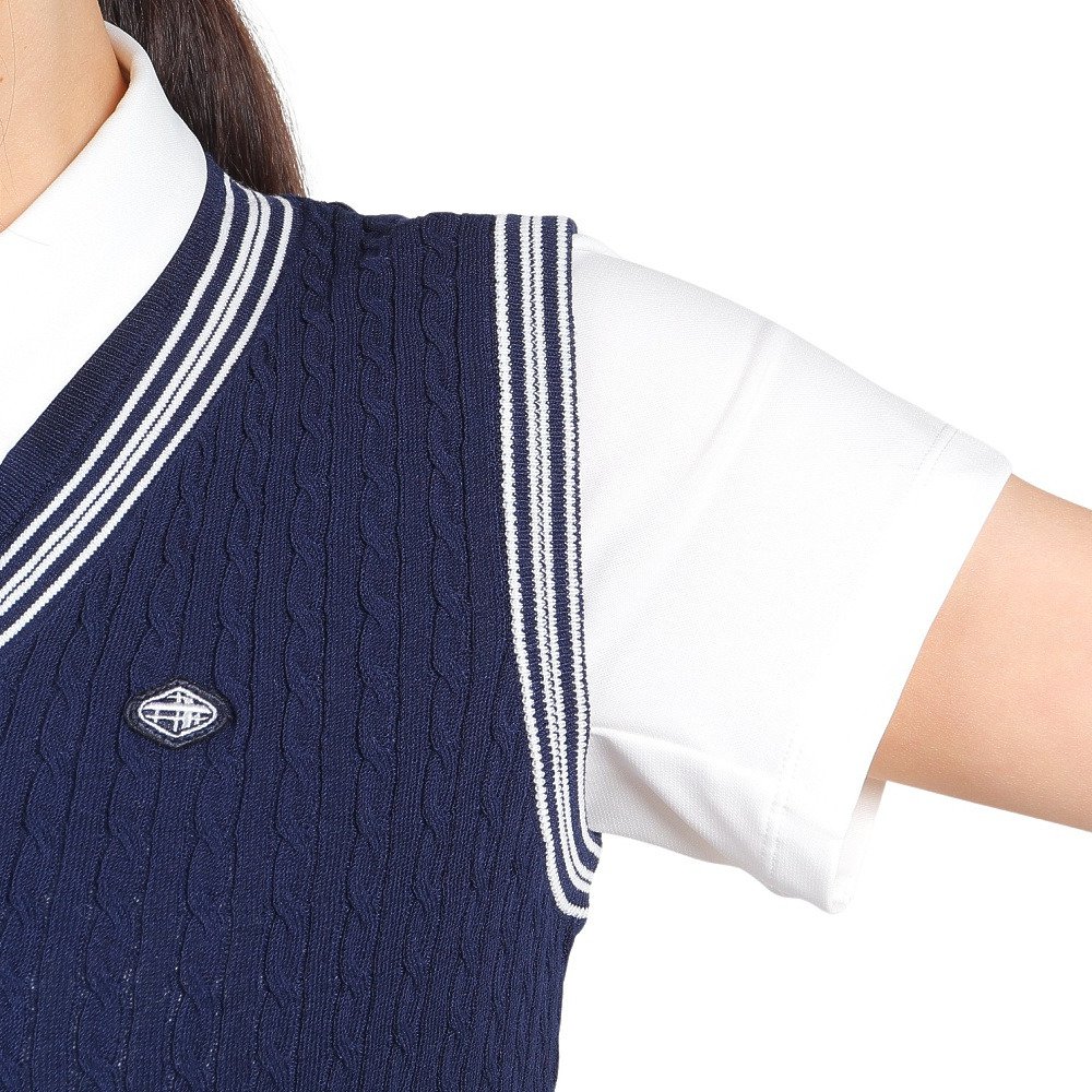 フィドラ（FIDRA）（レディース）ゴルフウェア クルーネックニット