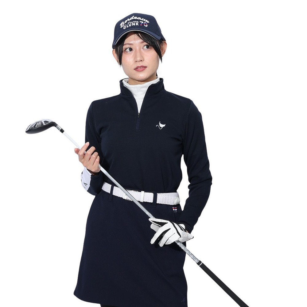 クランク（CLUNK）（レディース）ゴルフウェア 吸湿発熱 ハイネック