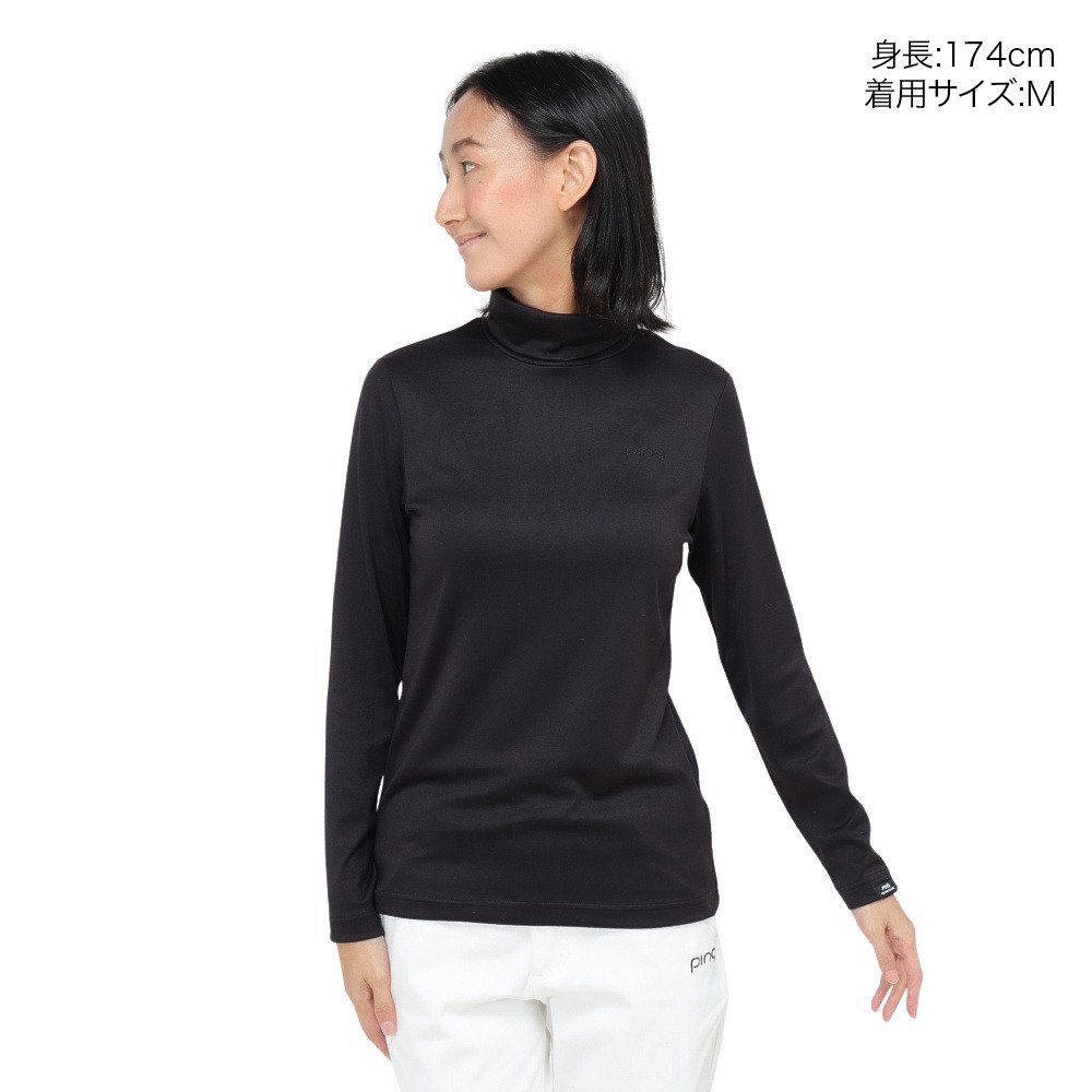 ピン（PING）（レディース）ゴルフウェア スムースタートルネック 長袖