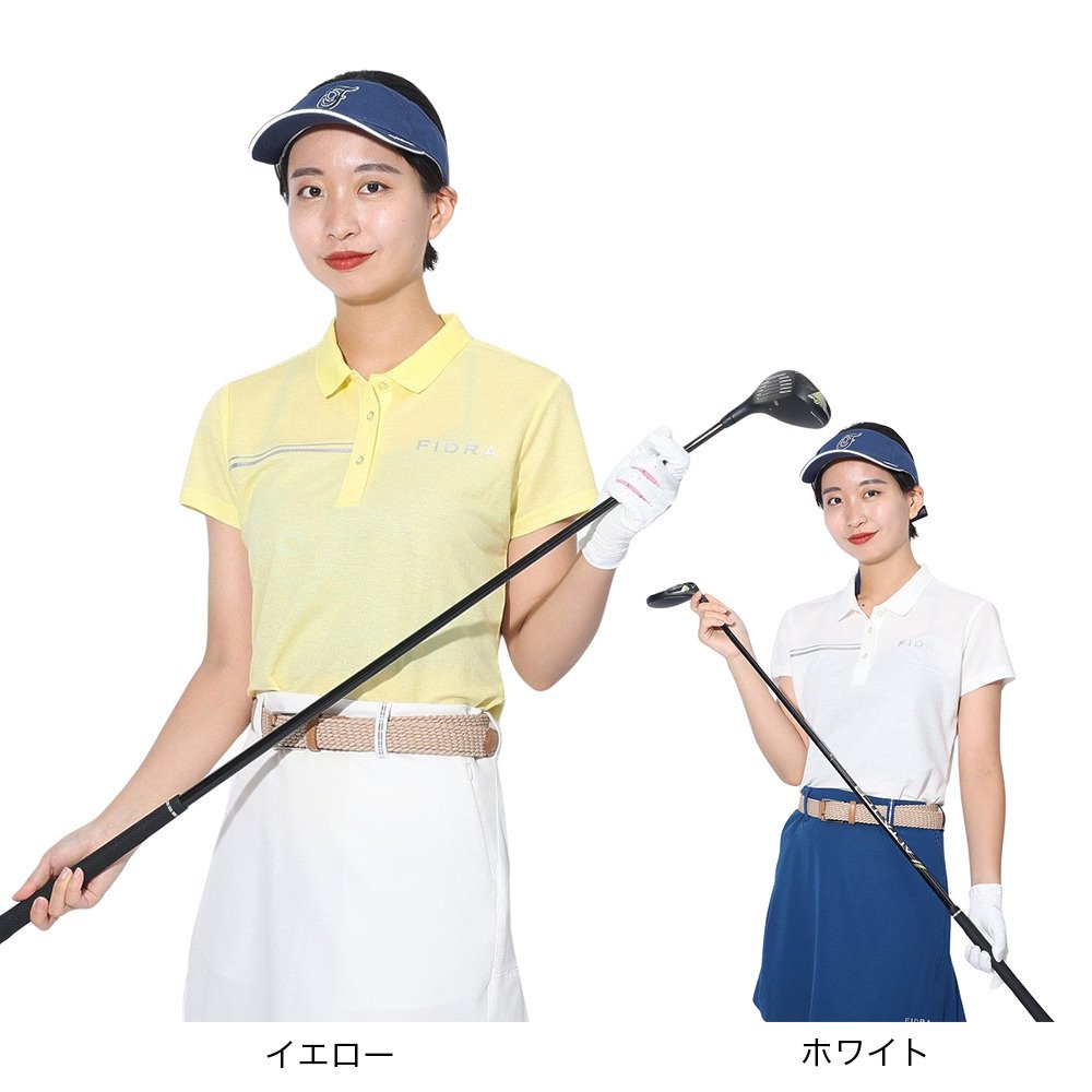 フィドラ（FIDRA）（レディース）ゴルフウェア 半袖 フレンチスリーブ