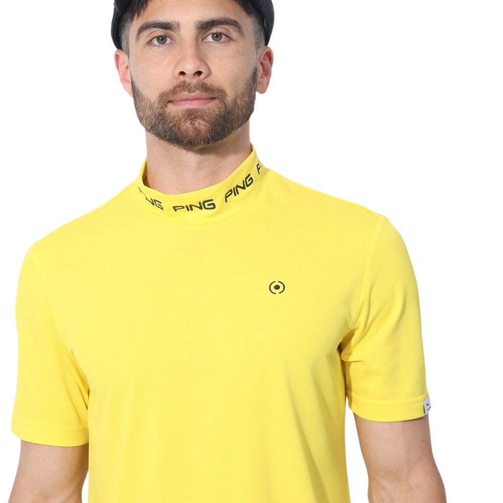 ピン（PING）（メンズ）ゴルフウェア 半袖モックネック ハイネック