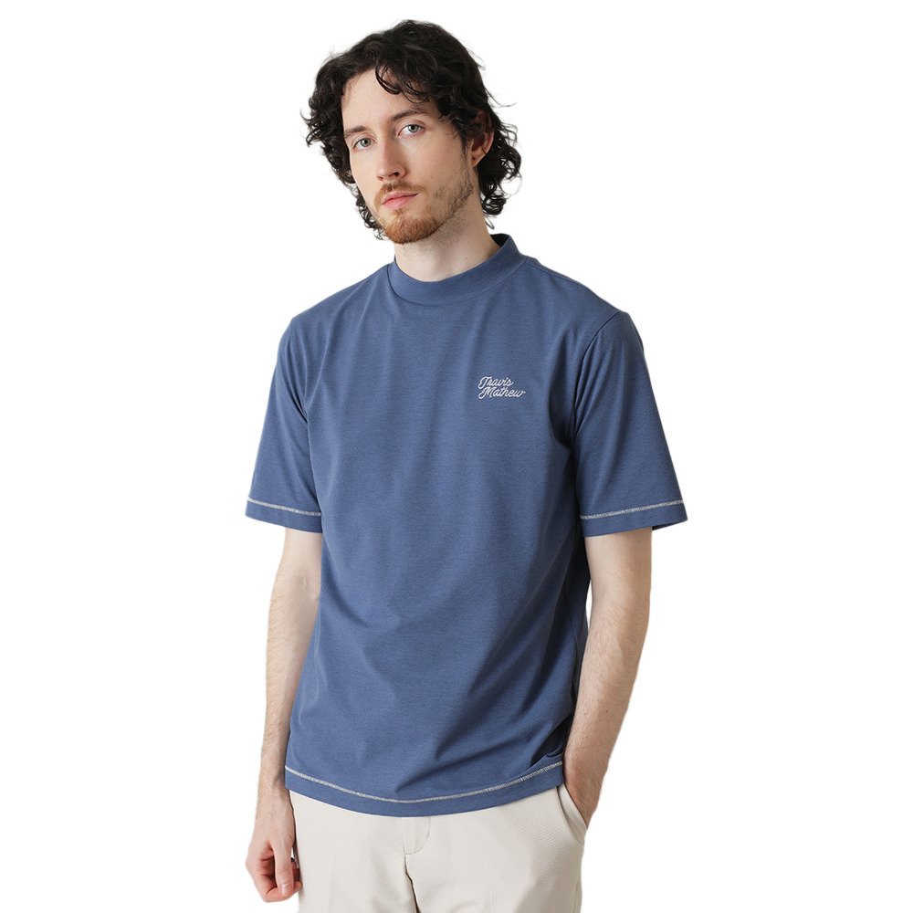 新品 キャロウェイ トラヴィスマシュー モック 胸ライン ネイビー XL