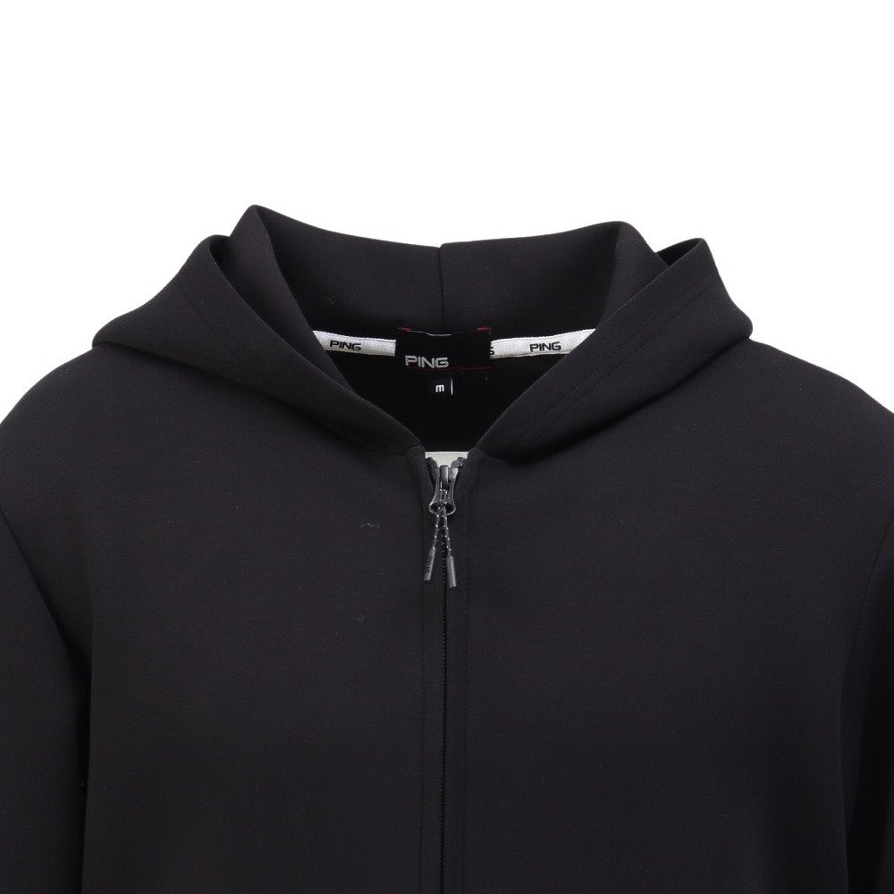 ピン（PING）（メンズ）ゴルフウェア 長袖パーカー ダンボールニット