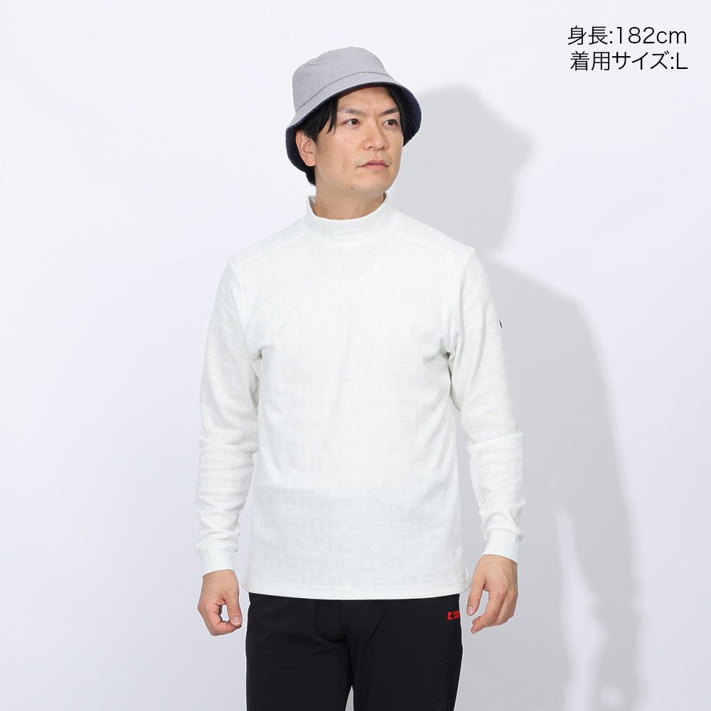フィドラ（FIDRA）（メンズ）ゴルフウェア 吸湿 発熱 FIDRAロゴ 長袖