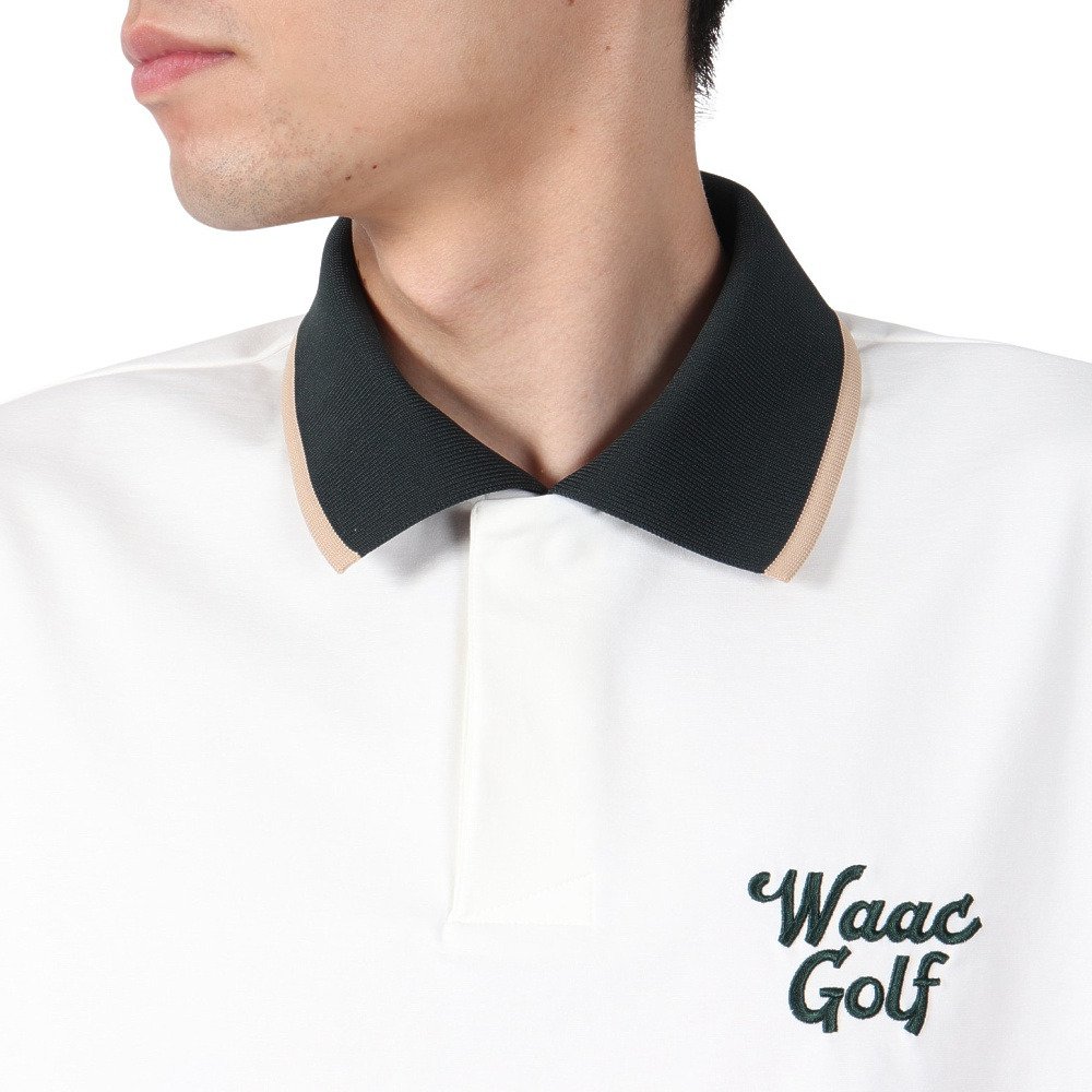 ワック（WAAC）（メンズ）ゴルフウェア ライトストレッチポンチ 半袖
