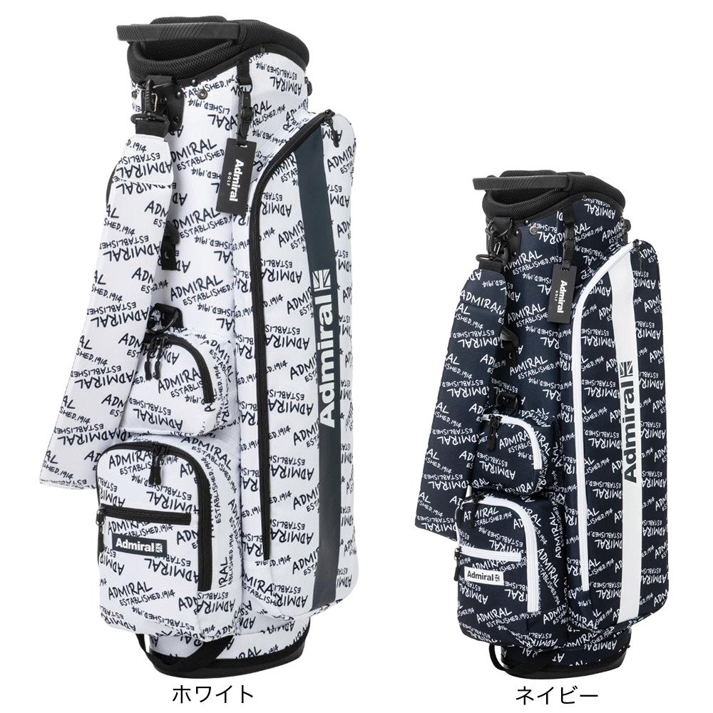 LEXUS×Admiral キャディバッグ ホワイト・ブラック 【公式通販】