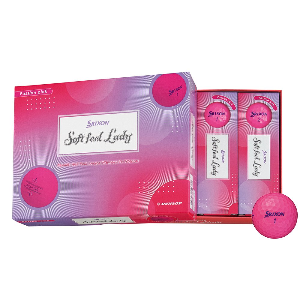 スリクソン（SRIXON）（レディース）ゴルフボール SOFT FEEL LADY WH