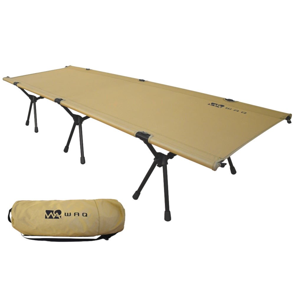 WAQ（WAQ） ベッド アウトドア キャンプ コット 2WAY フォールディング