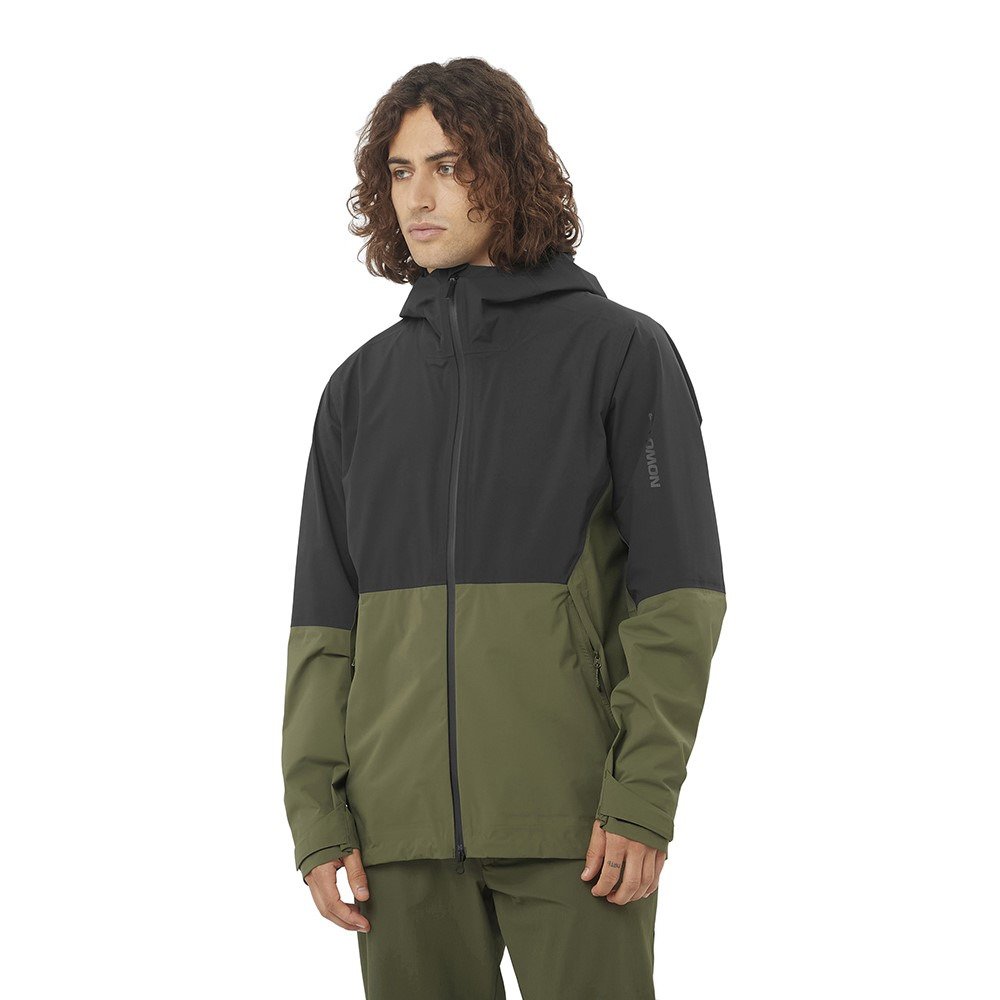 サロモン（SALOMON）（メンズ）レインジャケット 雨具 防水 OUTERPATH