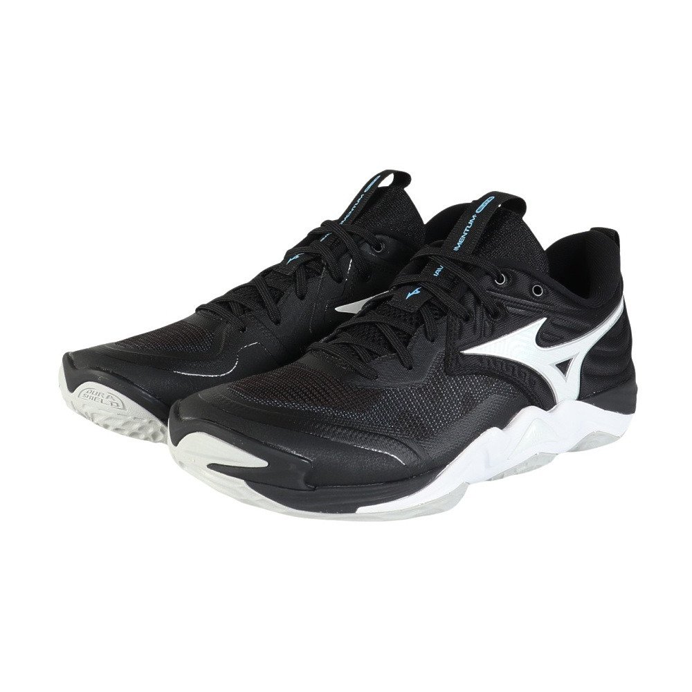 Mizuno バレーボール審判用シューズ 黒/エンジ Mizuno バレーボール