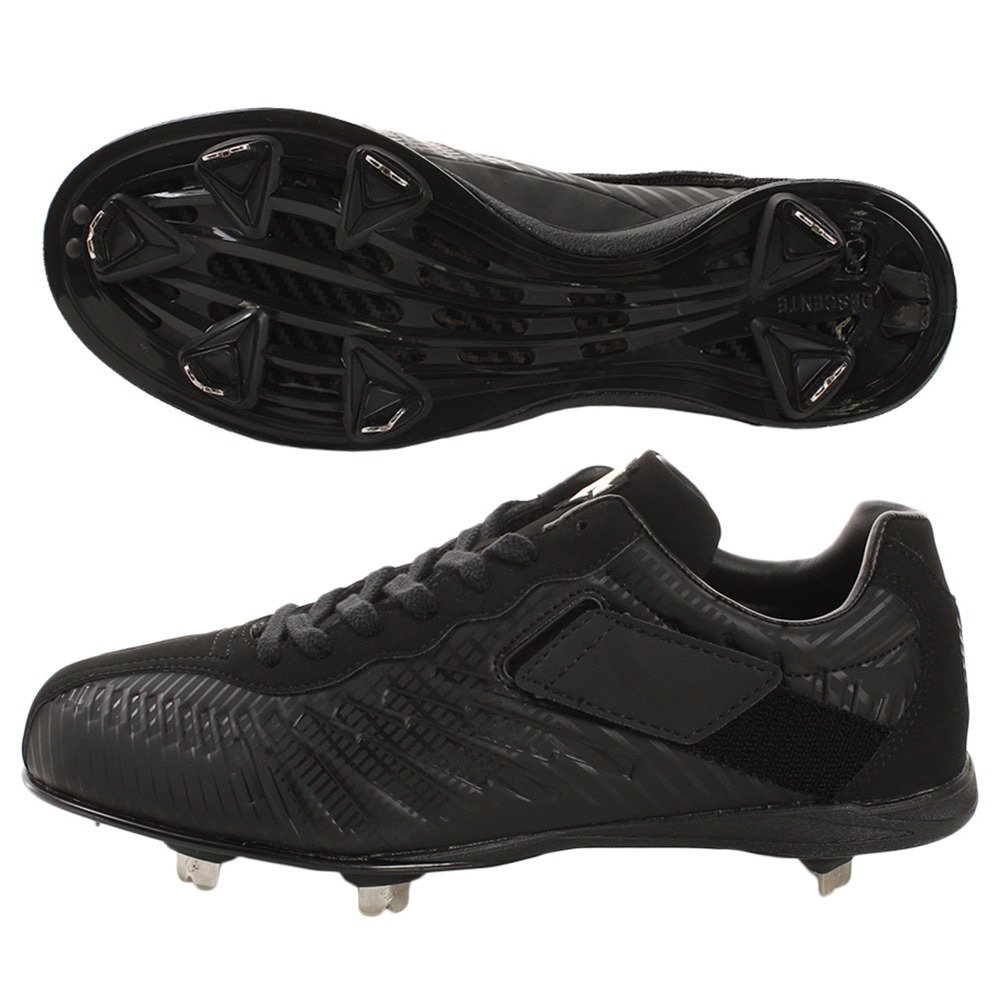 デサント（DESCENTE）（メンズ）野球 スパイク 黒 金具 一般