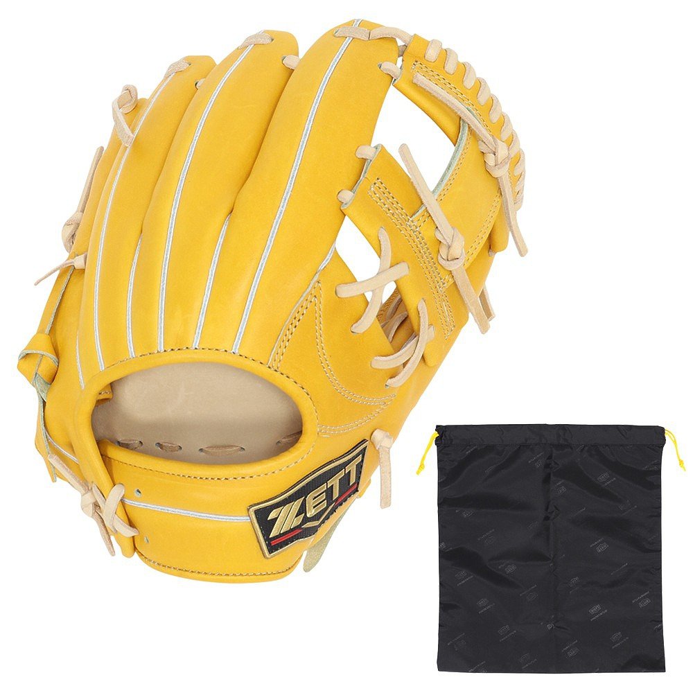 内野手用軟式グラブ イエロー - 【公式】 スーパースポーツゼビオ