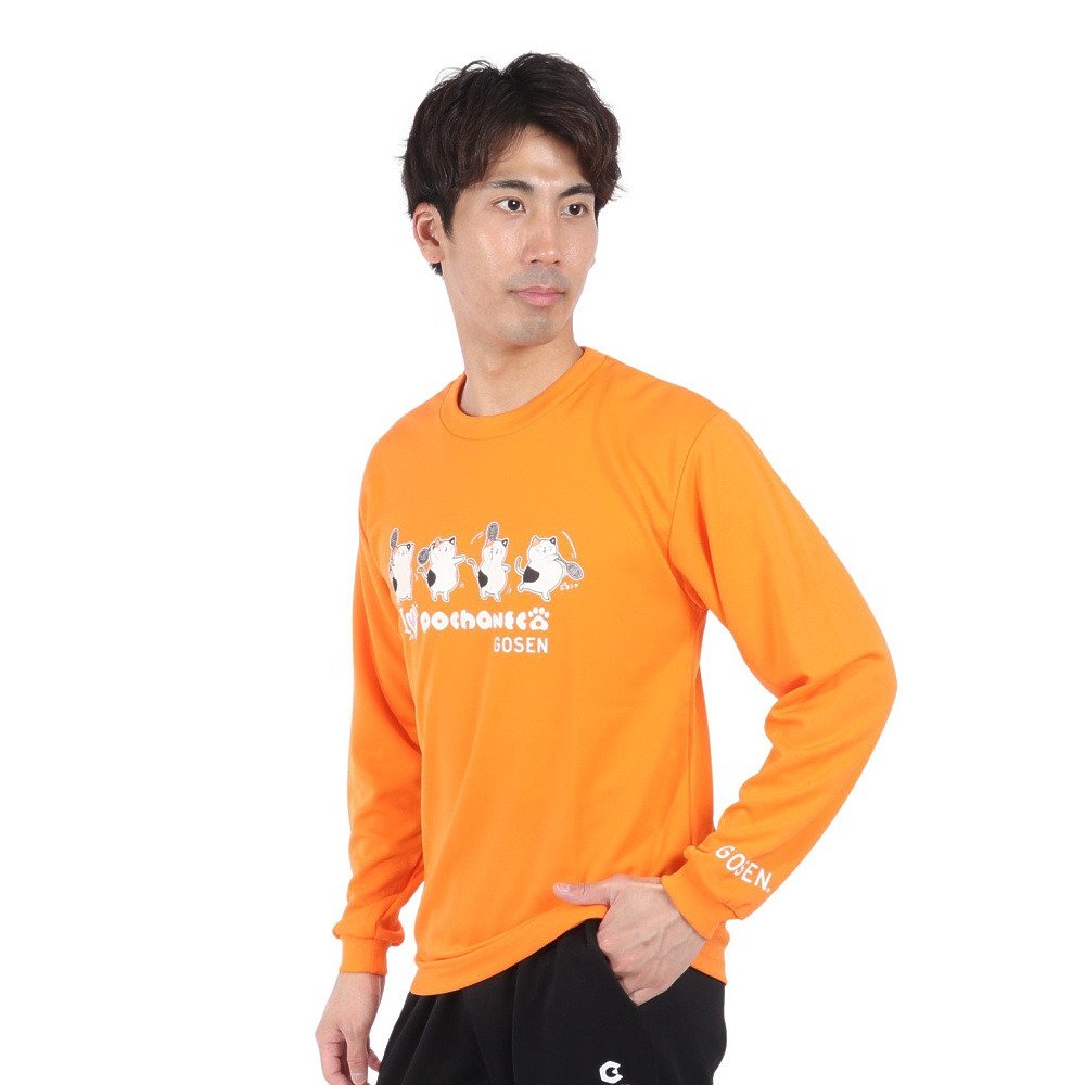 ゴーセン（GOSEN）（メンズ、レディース）テニスウェア ぽちゃネコ