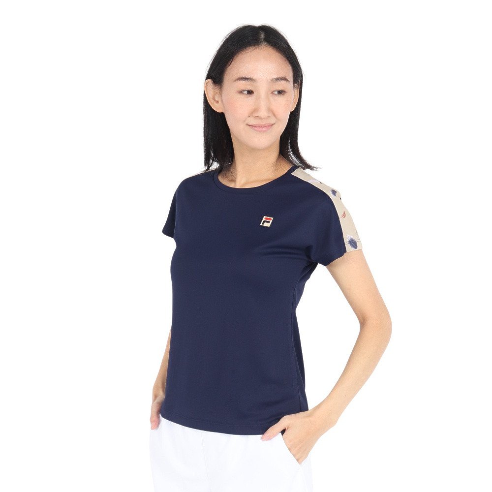 フィラ（FILA）（レディース）テニスウェア フェザープリント バック