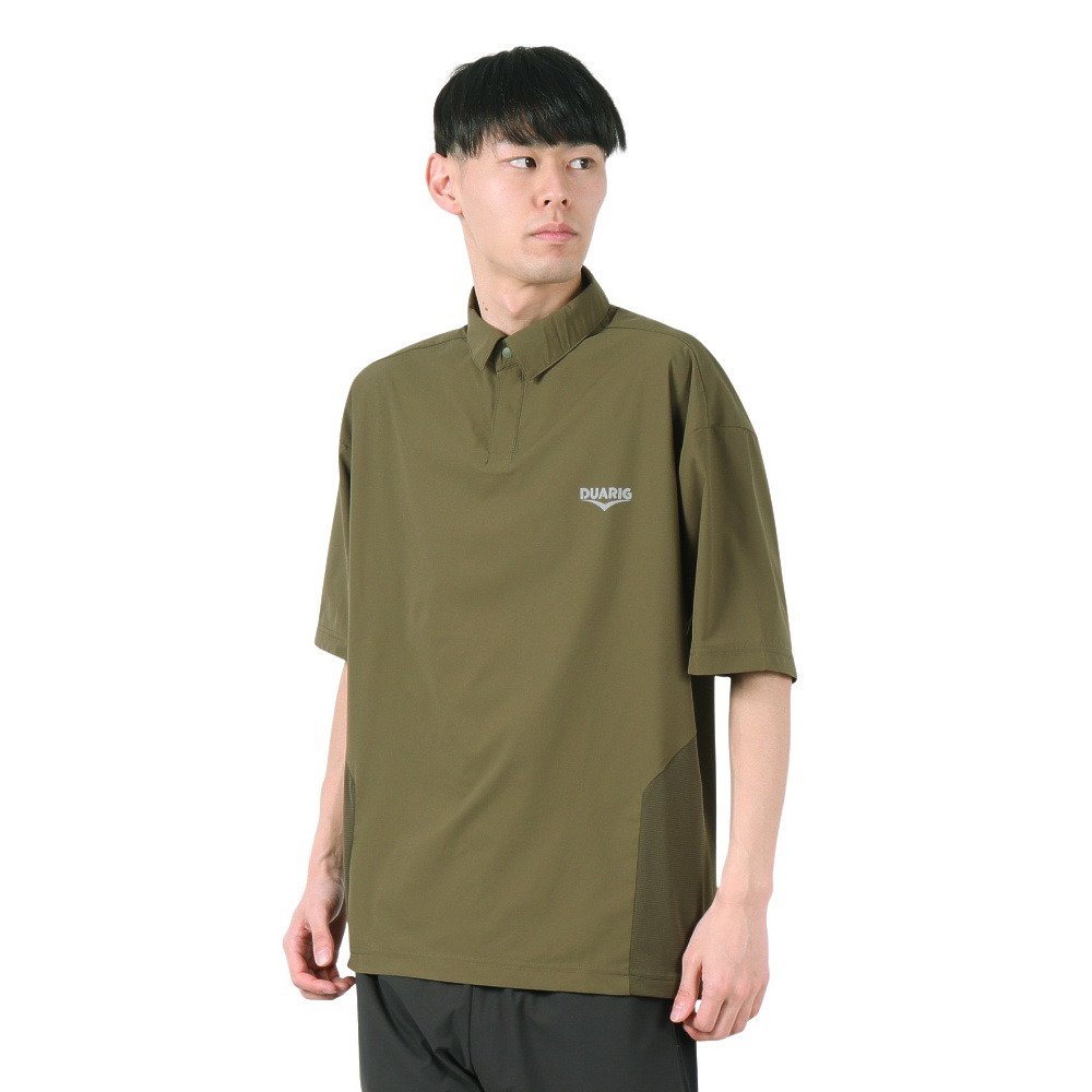 デュアリグ（DUARIG）（メンズ）ドライプラス 15RIP KNIT ポロシャツ