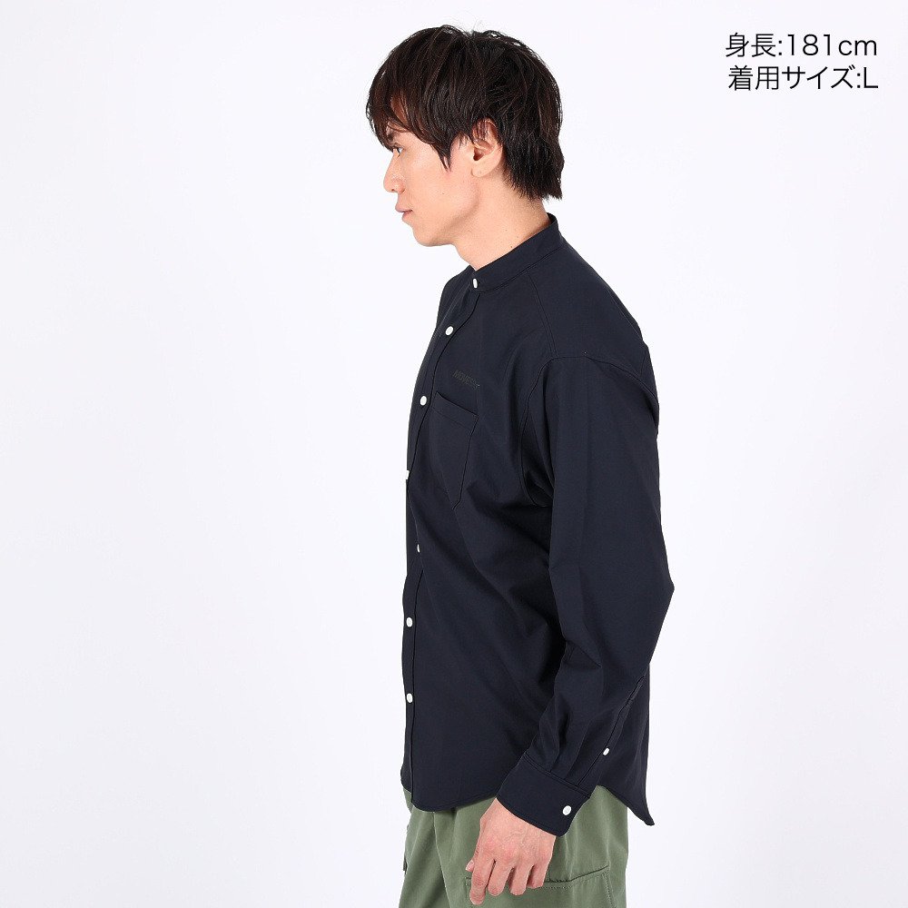 デサント（DESCENTE）（メンズ）ソフトストレッチバンドカラーシャツ