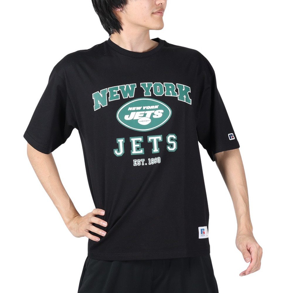 ラッセル（RUSSELL）（メンズ）NFLコラボ 半袖Tシャツ RBM24S0015 BKGR