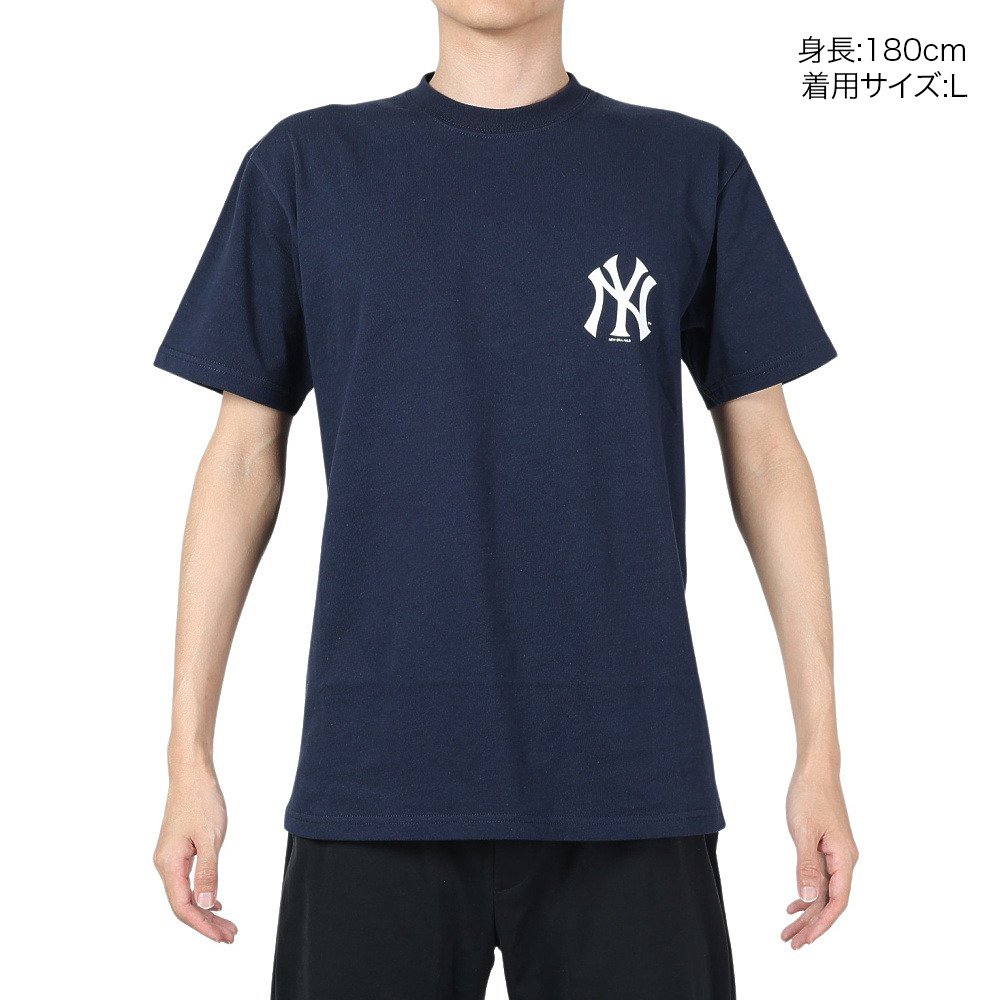 ニューエラ（NEW ERA）（メンズ、レディース）半袖 コットンTシャツ