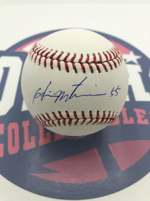 松井秀喜HIDEKI MATSUI#55 NYヤンキース 直筆サインMLBボール JSA