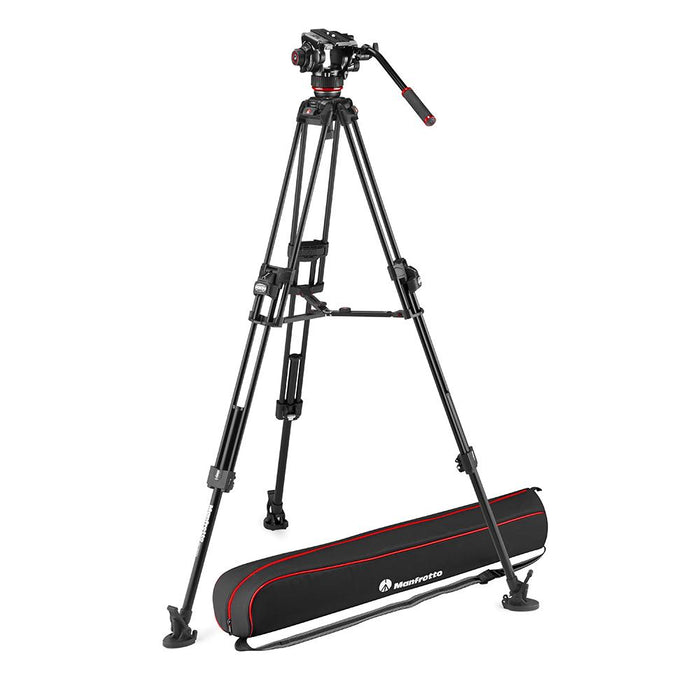 Manfrotto MVK504XTWINFA 504Xビデオ雲台+645FASTアルミ三脚 - 業務用