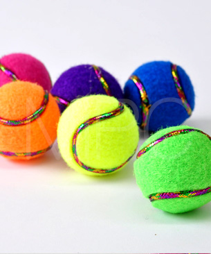 数量限定品】パーティボール6Pカラフルテニス | プレミアム