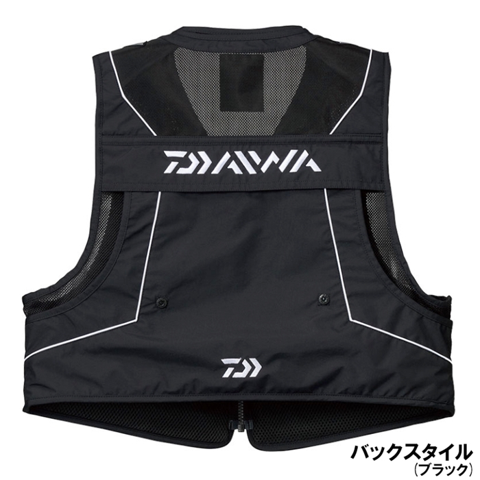 ダイワ DV-3021 バリアテック ショートベスト M ブラック - 釣具の