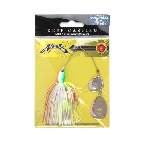 ノリーズ クリスタルS シャローロール 3/8oz TC 754(ホットストームII