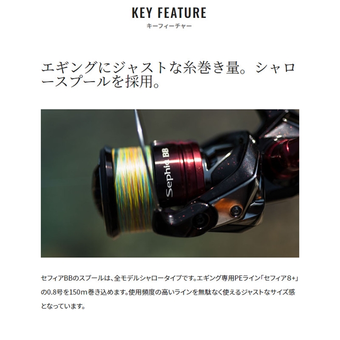 シマノ セフィア BB C3000SDH 22年モデル エギングリール - 釣具の
