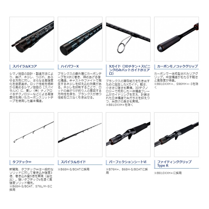 シマノ ハードロッカー エクスチューン B810XXH+ [2021年モデル