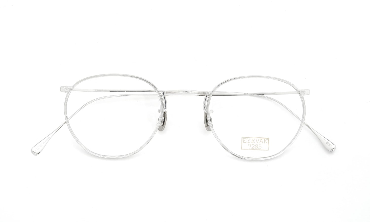 EYEVAN7285 アイヴァン7285 メガネ 188 (47)通販 C.800 SILVER 正規取扱