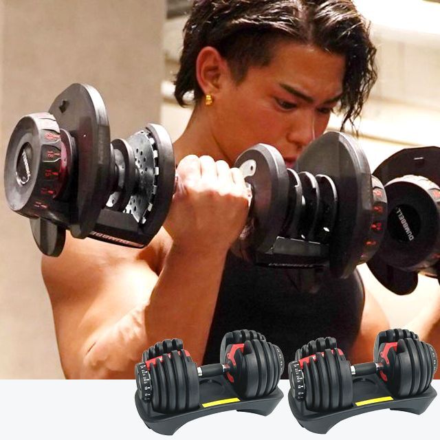 FILM可変式15段階ダンベル2.5-24kg[2点]