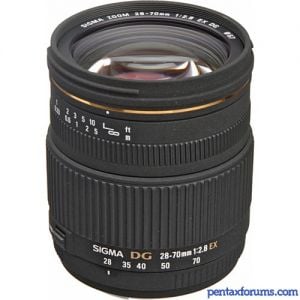 Sigma EX DG 28-70mm F2.8 Lens Reviews - Sigma Lenses - Pentax Lens