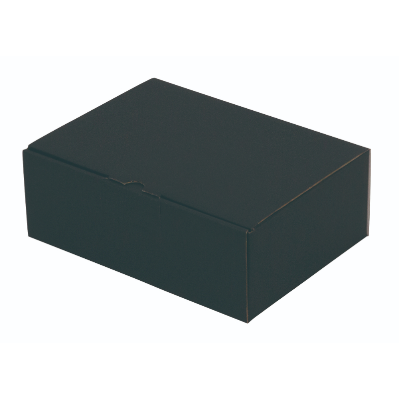 ギフト箱 EE-95B はっ水宅配箱 9cm 黒 ヤマニパッケージ