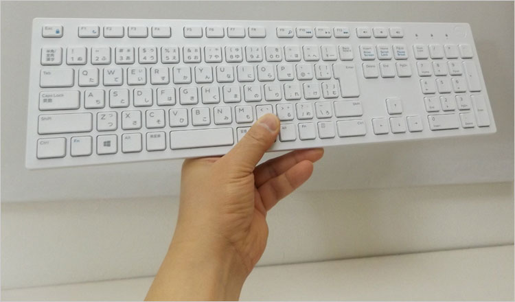 DELLの付属ワイヤレスキーボード WK636pの詳細レビュー