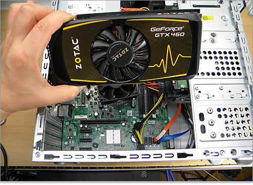 DELL XPS 8300にグラフィックカードを搭載レビュー